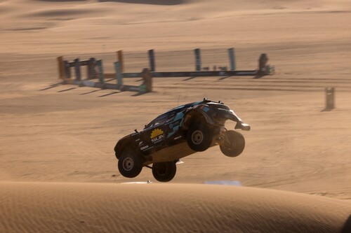 Extreme E-Rallye, erster Lauf 2024 in Saudi Arabien.