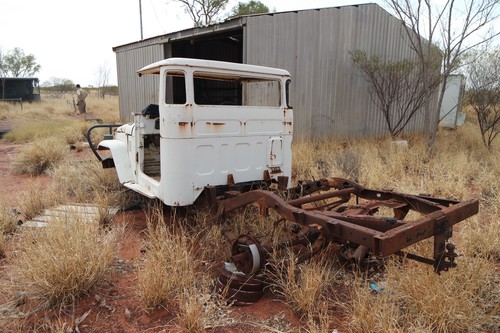 Land Rover Experience Australia 2015: eine aufgelassene Siedlung, nicht alt, aber nicht zu halten.