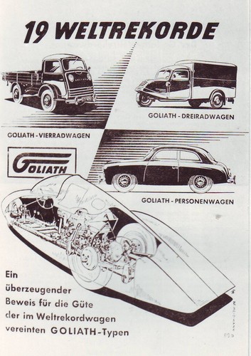 Goliath Rekordwagen.