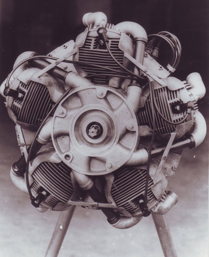 Messerschmitt P-511: der Sternmotor.