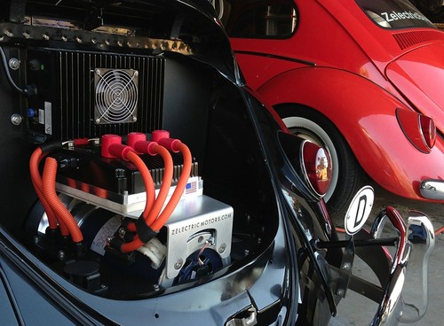 VW Käfer von Zelectric Motors: Elektromotor statt luftgekühlter Vierzylinder im Heck.