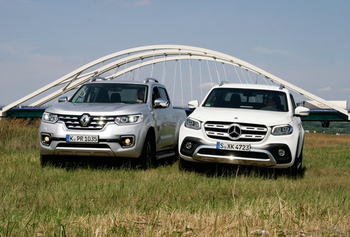 Renault Alaskan und Mercedes-Benz X-Klasse.