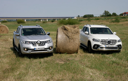 Renault Alaskan und Mercedes-Benz X-Klasse.
