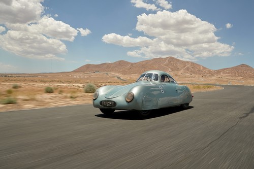 Der Porsche Typ 64 von 1939 ging wegen eines technischen Problems bei RM Sotheby&#039;s 2019 leer aus.