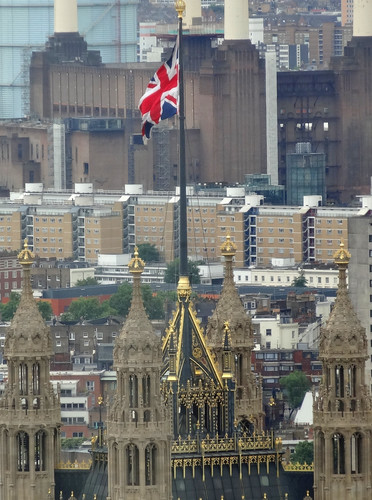 Der Union Jack auf Big Ben.