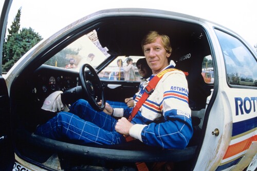 Walter Röhrl in jungen Jahren: 1982 wurde er mit dem Opel Ascona 400 Rallye-Weltmeister.
