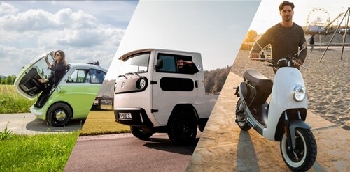 Markenportfolio von Electric Brands (von links): Evetta, X-Bus und Nito.