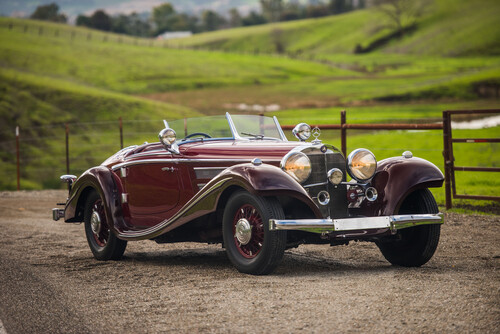 Wechselte bei der Auktion während der Monterey Car Week 2022 für 9.905.000 US-Dollar den Besitzer: 1937er Mercedes-Benz 540 K Roadster.