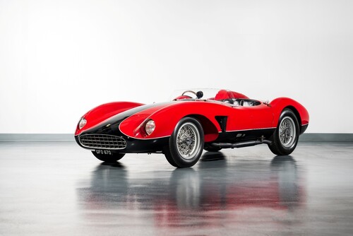 Wechselte bei der Auktion während der Monterey Car Week 2022 für 7.815.000 US-Dollar den Besitzer: 1957er Ferrari 500 TRC Spider.