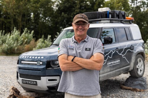 Dag Rogge, Geschäftsführer des Land Rover Experience Centers in Wülfrath.