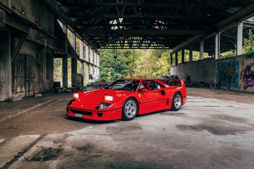Versteigert: Ferrari F40, Baujahr 1991.
