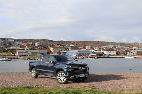 Mit dem Chevrolet Silverado auf Saint Pierre et Miquelon.