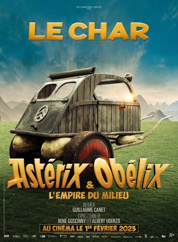 Französisches Filmplakat zu „Asterix und Obelix: Das Reich der Mitte“.