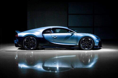 Wird in Paris versteigert: 2022er Bugatti Chiron Profilée, angeboten von RM Sotheby’s. 
