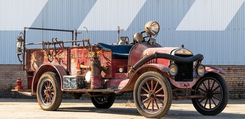 Wird im Lynchburger Motors Museum versteigert: 1924er Ford Model TT Feuerwehr.
