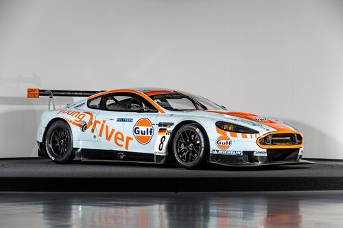 Wird in Le Mans im Rahmen der 100-Jahr-Feier des Rennens versteigert: 2007er Aston Martin DBR9 GT1 (Schätzwert: 2,1 bis 2,5 Millionen Euro)