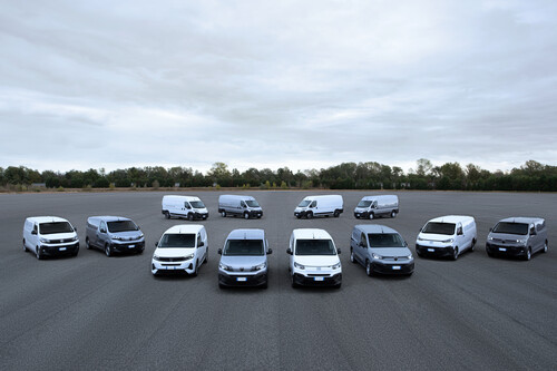 Die Van-Baureihen der Marken Citroën, Fiat, Opel, Peugeot und Vauxhall von Stellantis.