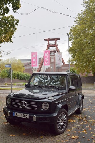Mercedes-Benz G 500 an der Zeche Zollverein.
