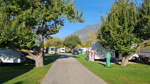 Campingplatz Baderhof im italienischen Laas.