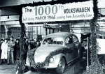 VW feierte 1946 den 1000sten Käfer.