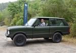 Autor Axel F. Busse im individuell restaurierten Range Rover I von 1979.