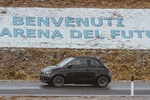 Arena del Futuro: Testfahrt im Fiat 500e.