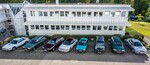 Subaru-Modellhistorie am Firmensitz im hessischen Friedberg.
