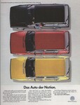 VW Golf in einer Zeitungsannonce von 1985.