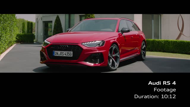 Footage: Audi RS 4 Avant.