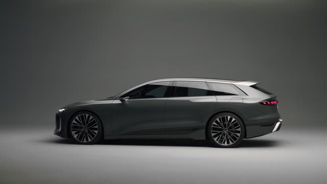 Footage: Audi A6 Avant e-Tron Concept.