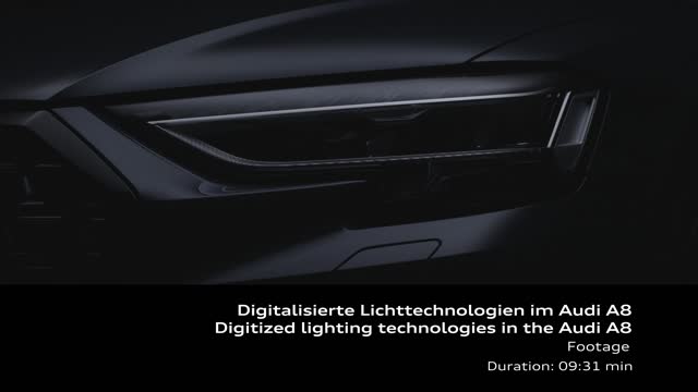 Digitale Matrix LED- und digitale OLED-Technologie bei Audi.