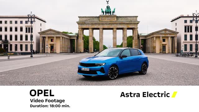 Footage: Opel Astra Electric.